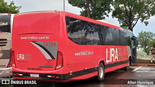 Lirabus 13199 na cidade de Paulínia, São Paulo, Brasil, por Allan Henrique. Número da foto: #11764611.