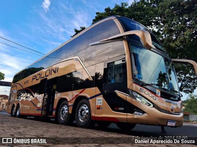 Poloni Turismo 5000 na cidade de Jaboticabal, São Paulo, Brasil, por Daniel Aparecido De Souza. Número da foto: #11765961.