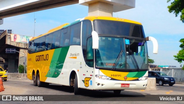 Empresa Gontijo de Transportes 14895 na cidade de Rio de Janeiro, Rio de Janeiro, Brasil, por Vinicius RJ. ID da foto: 11767816.