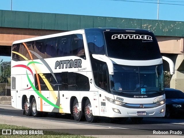 Transpittner Turismo 3900 na cidade de São José dos Campos, São Paulo, Brasil, por Robson Prado. ID da foto: 11768093.