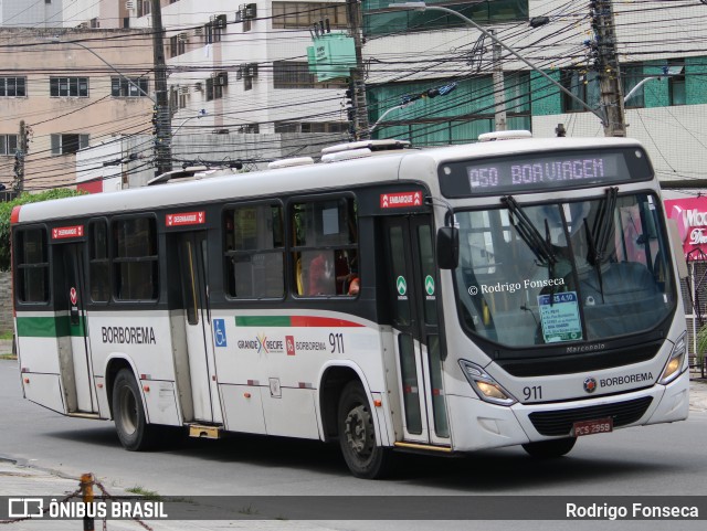 Borborema Imperial Transportes 911 na cidade de Recife, Pernambuco, Brasil, por Rodrigo Fonseca. ID da foto: 11767893.