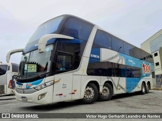 Auto Viação 1001 RJ 108.715 na cidade de Macaé, Rio de Janeiro, Brasil, por Victor Hugo Gerhardt Leandro de Nantes. ID da foto: 11765204.