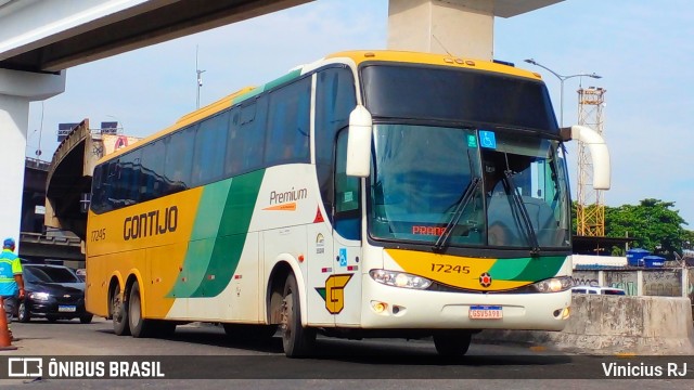 Empresa Gontijo de Transportes 17245 na cidade de Rio de Janeiro, Rio de Janeiro, Brasil, por Vinicius RJ. ID da foto: 11764659.