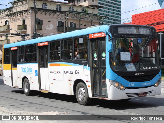 Expresso Vera Cruz 426 na cidade de Recife, Pernambuco, Brasil, por Rodrigo Fonseca. ID da foto: 11767868.