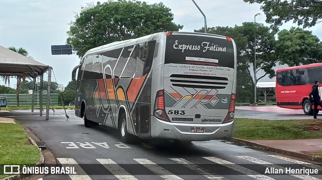 Nossa Senhora de Fátima Auto Ônibus 583 na cidade de Paulínia, São Paulo, Brasil, por Allan Henrique. Número da foto: #11765061.