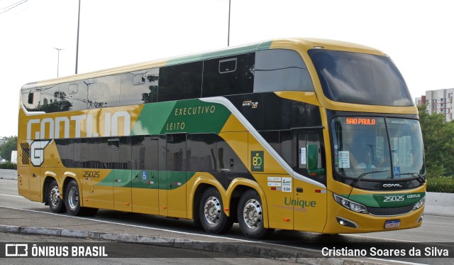 Empresa Gontijo de Transportes 25025 na cidade de São Paulo, São Paulo, Brasil, por Cristiano Soares da Silva. ID da foto: 11766774.