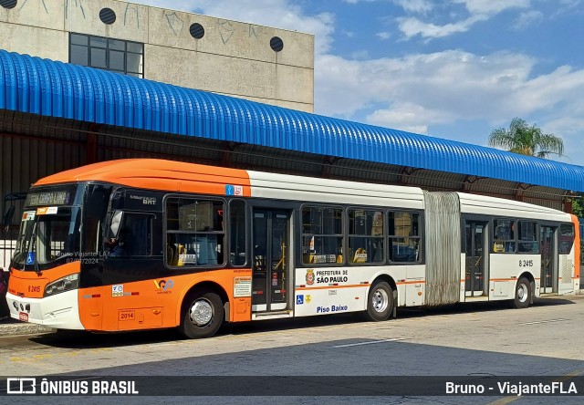 Viação Gato Preto 8 2415 na cidade de São Paulo, São Paulo, Brasil, por Bruno - ViajanteFLA. Número da foto: #11765701.