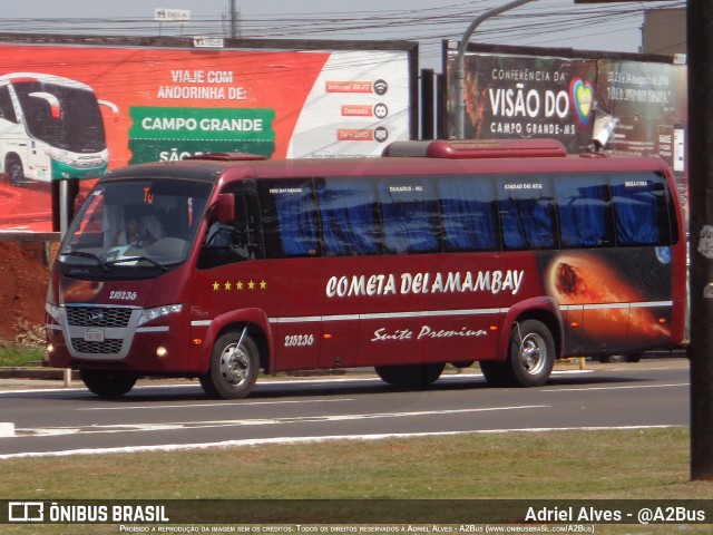 Cometa del Amambay 215236 na cidade de Campo Grande, Mato Grosso do Sul, Brasil, por Adriel Alves - @A2Bus. Número da foto: #11767224.
