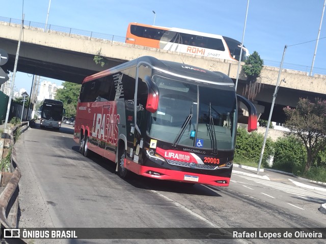 Lirabus 20003 na cidade de São Paulo, São Paulo, Brasil, por Rafael Lopes de Oliveira. ID da foto: 11764491.