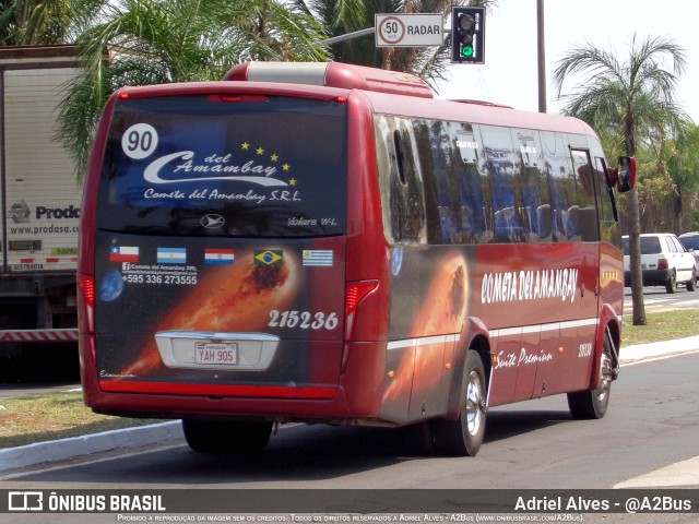 Cometa del Amambay 215236 na cidade de Campo Grande, Mato Grosso do Sul, Brasil, por Adriel Alves - @A2Bus. ID da foto: 11767216.