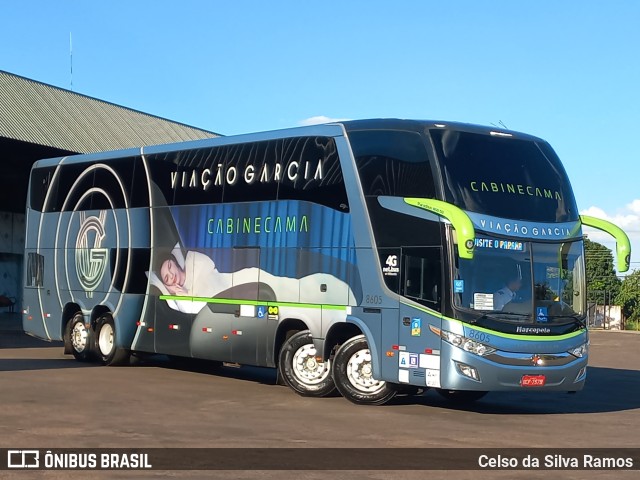 Viação Garcia 8605 na cidade de Paranavaí, Paraná, Brasil, por Celso da Silva Ramos. Número da foto: #11767164.
