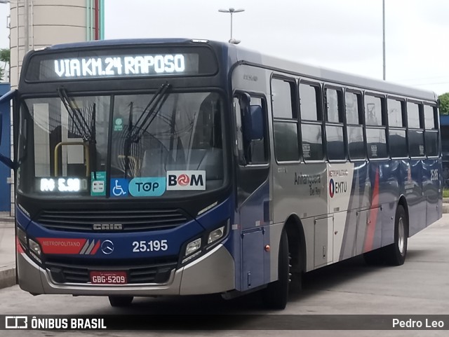Del Rey Transportes 25.195 na cidade de Carapicuíba, São Paulo, Brasil, por Pedro Leo. Número da foto: #11767897.