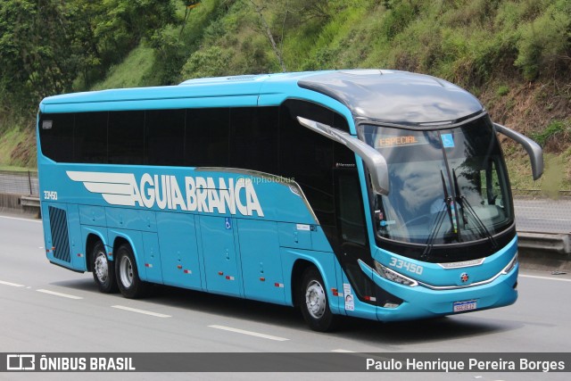 Viação Águia Branca 33450 na cidade de Piraí, Rio de Janeiro, Brasil, por Paulo Henrique Pereira Borges. Número da foto: #11765552.