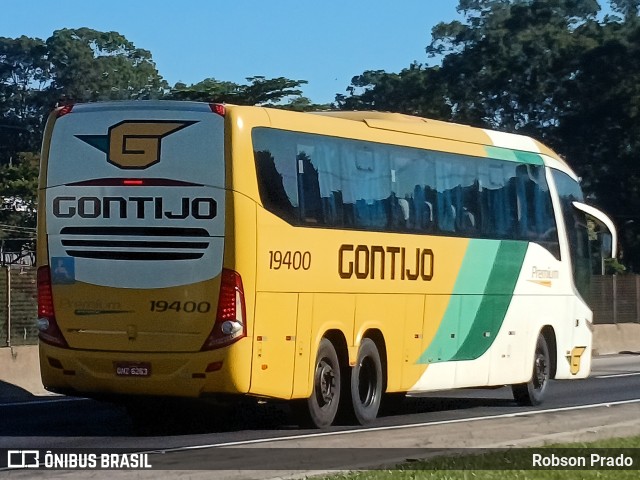 Empresa Gontijo de Transportes 19400 na cidade de São José dos Campos, São Paulo, Brasil, por Robson Prado. ID da foto: 11768083.