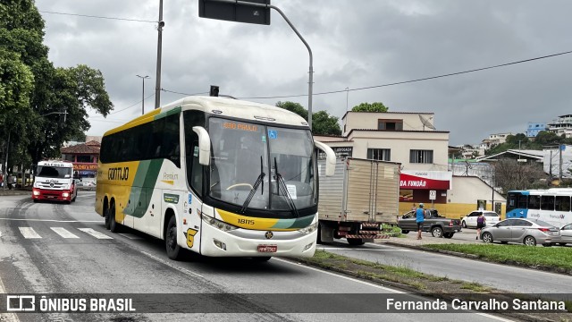 Empresa Gontijo de Transportes 18115 na cidade de Fundão, Espírito Santo, Brasil, por Fernanda Carvalho Santana. ID da foto: 11764583.