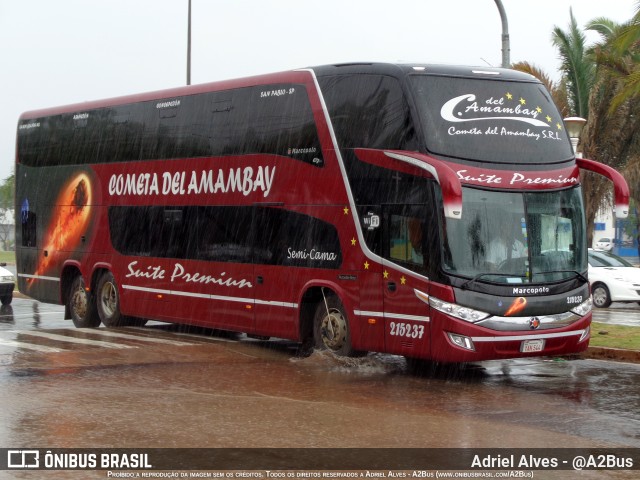 Cometa del Amambay 215237 na cidade de Campo Grande, Mato Grosso do Sul, Brasil, por Adriel Alves - @A2Bus. ID da foto: 11767253.