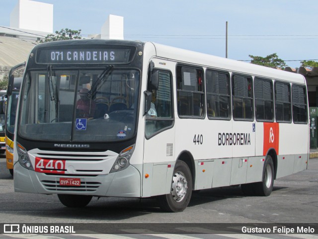 Borborema Imperial Transportes 440 na cidade de Recife, Pernambuco, Brasil, por Gustavo Felipe Melo. Número da foto: #12450667.