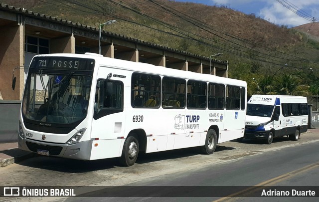 Turb Petrópolis > Turp -Transporte Urbano de Petrópolis 6930 na cidade de Petrópolis, Rio de Janeiro, Brasil, por Adriano Duarte. Número da foto: #12451355.