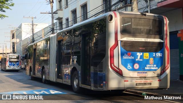 Sambaíba Transportes Urbanos 2 1782 na cidade de São Paulo, São Paulo, Brasil, por Matheus Mazzoni. Número da foto: #12450424.
