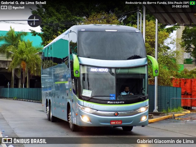 Viação Garcia 8424 na cidade de São Paulo, São Paulo, Brasil, por Gabriel Giacomin de Lima. Número da foto: #12450914.