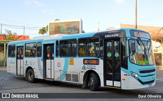 Auto Viação São José 12319 na cidade de Fortaleza, Ceará, Brasil, por Davi Oliveira. Número da foto: #12451783.