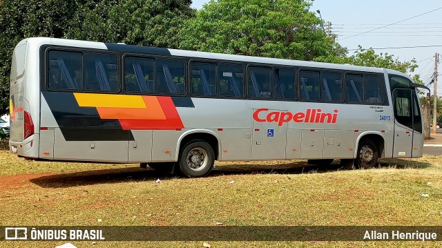 Transportes Capellini 34015 na cidade de Paulínia, São Paulo, Brasil, por Allan Henrique. Número da foto: #12451836.