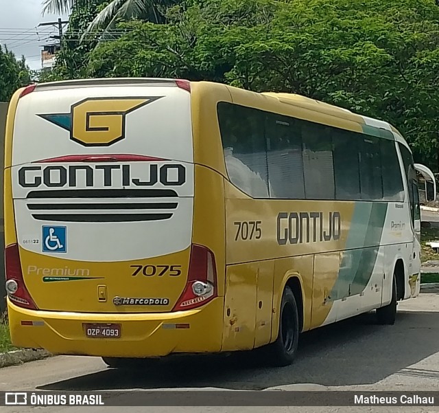Empresa Gontijo de Transportes 7075 na cidade de Salvador, Bahia, Brasil, por Matheus Calhau. Número da foto: #12453023.