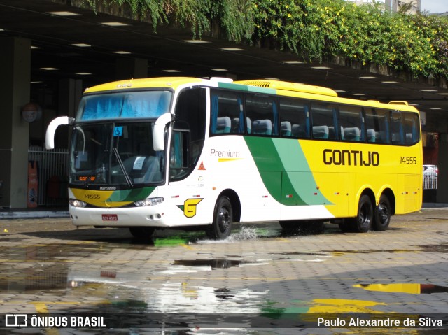 Empresa Gontijo de Transportes 14555 na cidade de Belo Horizonte, Minas Gerais, Brasil, por Paulo Alexandre da Silva. Número da foto: #12452181.