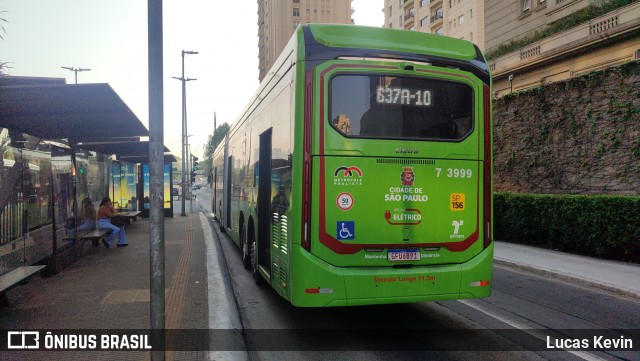 Viação Metrópole Paulista - Zona Sul 7 3999 na cidade de Osasco, São Paulo, Brasil, por Lucas Kevin. Número da foto: #12451818.