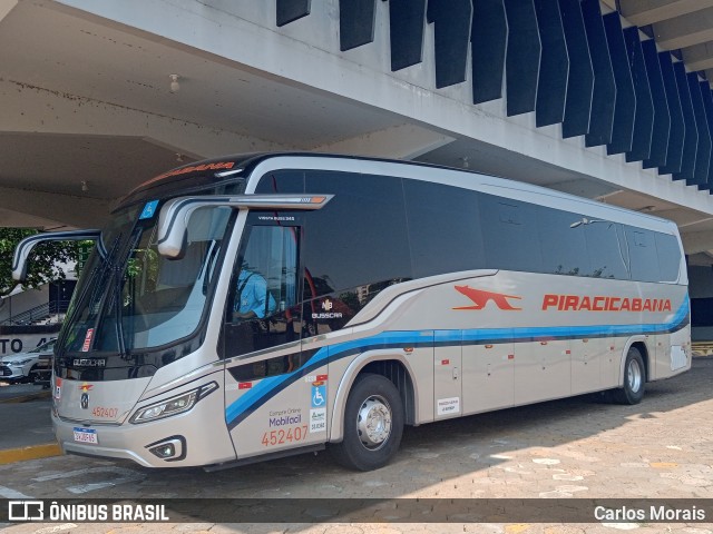Viação Piracicabana 452407 na cidade de Presidente Venceslau, São Paulo, Brasil, por Carlos Morais. Número da foto: #12451349.