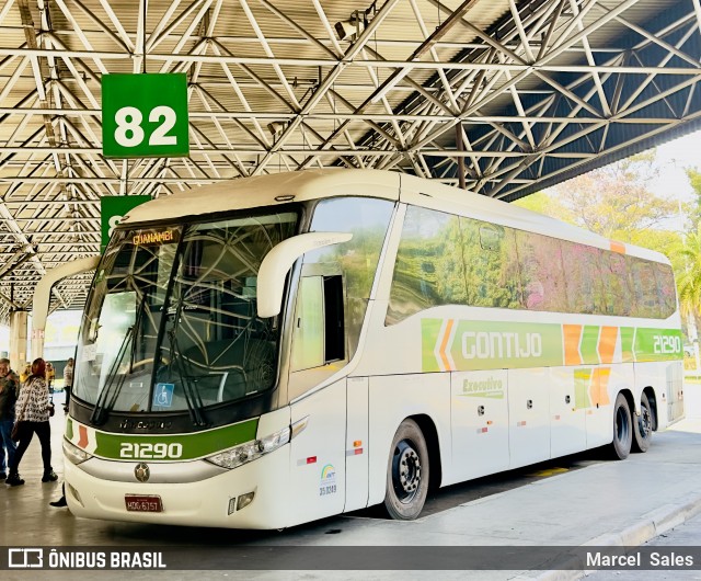 Empresa Gontijo de Transportes 21290 na cidade de São Paulo, São Paulo, Brasil, por Marcel  Sales. Número da foto: #12452934.