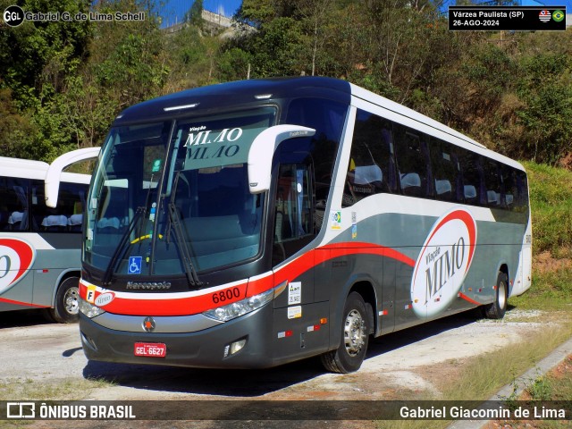 Viação Mimo 6800 na cidade de Várzea Paulista, São Paulo, Brasil, por Gabriel Giacomin de Lima. Número da foto: #12453107.