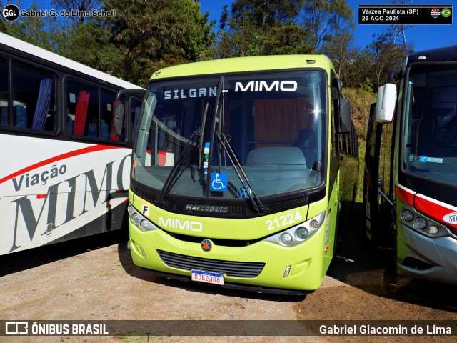 Viação Mimo 21224 na cidade de Várzea Paulista, São Paulo, Brasil, por Gabriel Giacomin de Lima. Número da foto: #12453125.