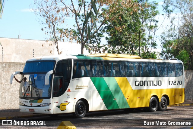 Empresa Gontijo de Transportes 17270 na cidade de Cuiabá, Mato Grosso, Brasil, por Buss Mato Grossense. Número da foto: #12452788.