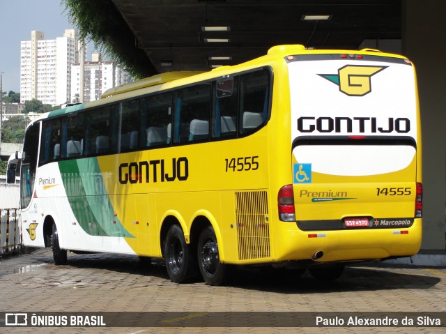 Empresa Gontijo de Transportes 14555 na cidade de Belo Horizonte, Minas Gerais, Brasil, por Paulo Alexandre da Silva. Número da foto: #12452186.