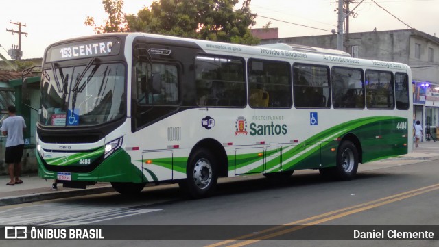 Viação Piracicabana Santos 4404 na cidade de Santos, São Paulo, Brasil, por Daniel Clemente. Número da foto: #12451636.