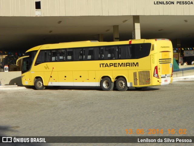 Viação Itapemirim 60573 na cidade de Caruaru, Pernambuco, Brasil, por Lenilson da Silva Pessoa. Número da foto: #12452691.