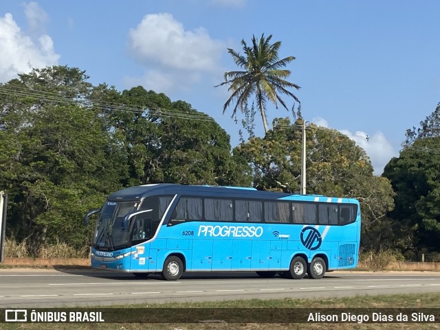 Auto Viação Progresso 6208 na cidade de São José de Mipibu, Rio Grande do Norte, Brasil, por Alison Diego Dias da Silva. Número da foto: #12451786.