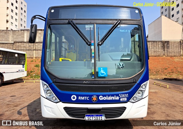 Rápido Araguaia 50691 na cidade de Goiânia, Goiás, Brasil, por Carlos Júnior. Número da foto: #12450682.