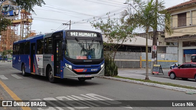 BR Mobilidade Baixada Santista 824017 na cidade de Santos, São Paulo, Brasil, por Lucas Nik. Número da foto: #12451748.