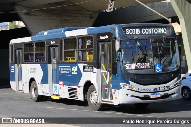 Viação Sandra 11298 na cidade de Belo Horizonte, Minas Gerais, Brasil, por Paulo Henrique Pereira Borges. Número da foto: #12474631.