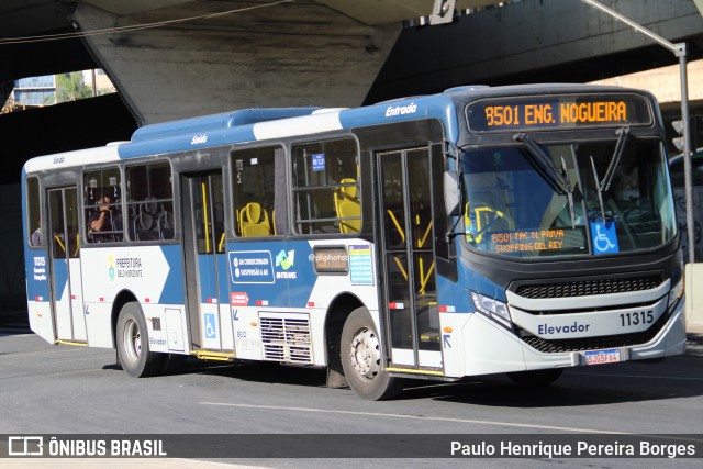 São Dimas Transportes 11315 na cidade de Belo Horizonte, Minas Gerais, Brasil, por Paulo Henrique Pereira Borges. Número da foto: #12474628.
