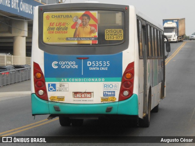 Transportes Campo Grande D53535 na cidade de Rio de Janeiro, Rio de Janeiro, Brasil, por Augusto César. Número da foto: #12473360.