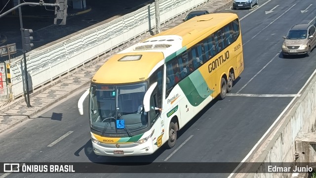 Empresa Gontijo de Transportes 18005 na cidade de Belo Horizonte, Minas Gerais, Brasil, por Edmar Junio. Número da foto: #12477561.