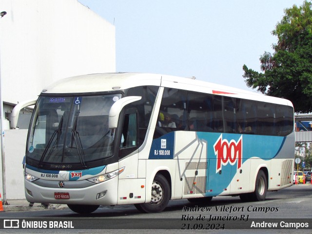 Auto Viação 1001 RJ 108.008 na cidade de Rio de Janeiro, Rio de Janeiro, Brasil, por Andrew Campos. Número da foto: #12477735.