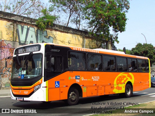 Empresa de Transportes Braso Lisboa A29038 na cidade de Rio de Janeiro, Rio de Janeiro, Brasil, por Andrew Campos. Número da foto: #12477768.