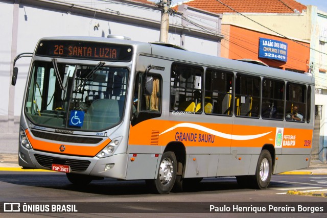 Transportes Coletivos Grande Bauru 2059 na cidade de Bauru, São Paulo, Brasil, por Paulo Henrique Pereira Borges. Número da foto: #12476944.