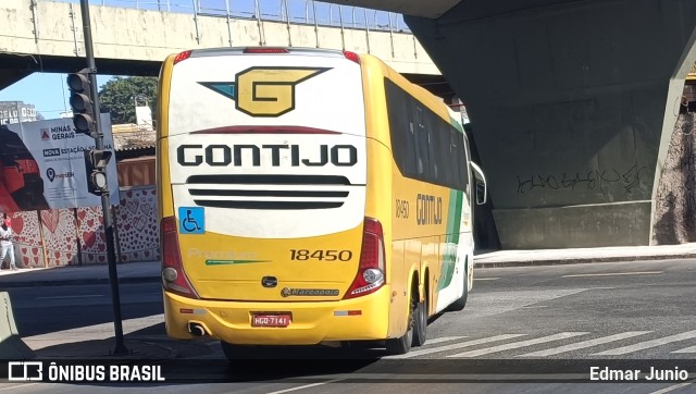 Empresa Gontijo de Transportes 18450 na cidade de Belo Horizonte, Minas Gerais, Brasil, por Edmar Junio. Número da foto: #12477543.