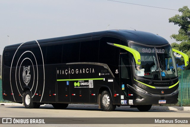 Viação Garcia 82049 na cidade de São Paulo, São Paulo, Brasil, por Matheus Souza. Número da foto: #12477500.