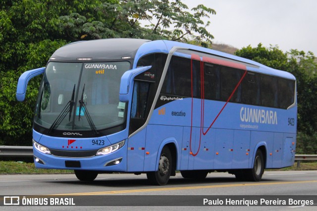 UTIL - União Transporte Interestadual de Luxo 9423 na cidade de Barra do Piraí, Rio de Janeiro, Brasil, por Paulo Henrique Pereira Borges. Número da foto: #12477414.